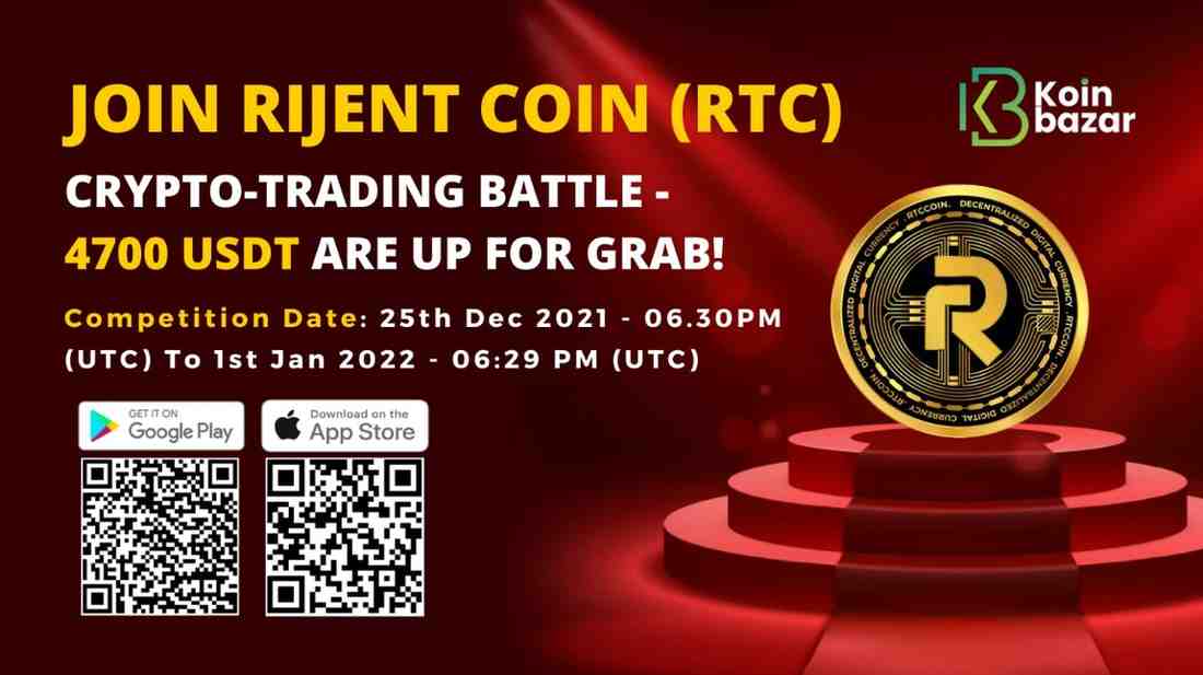 Competitive Coin Chart R67 Rijent Coin (RTC) Trading Competition – Total Prize Pool 4700 (USDT)