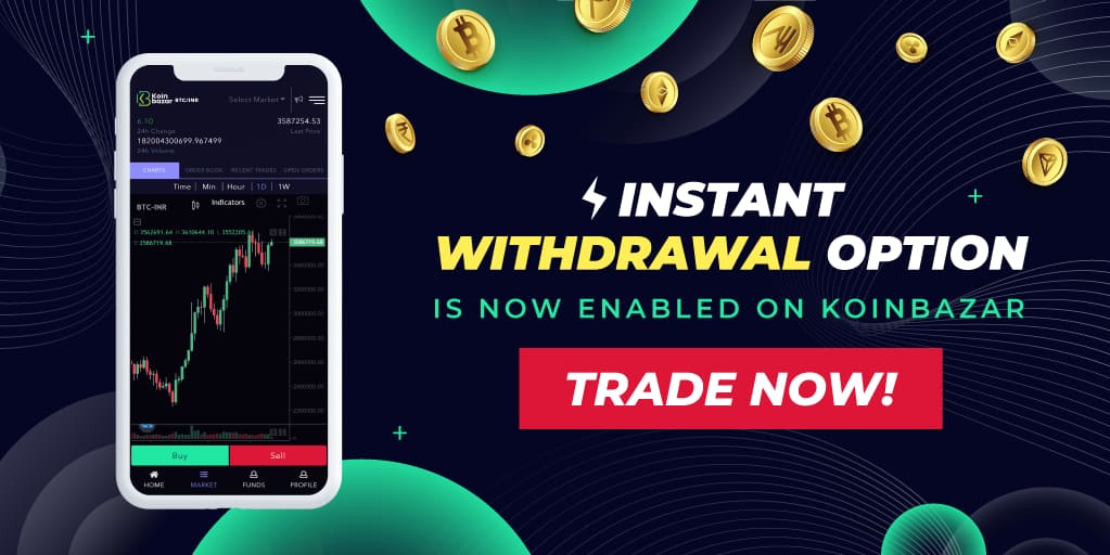 Introducing Instant Withdrawal Option on KoinBX
